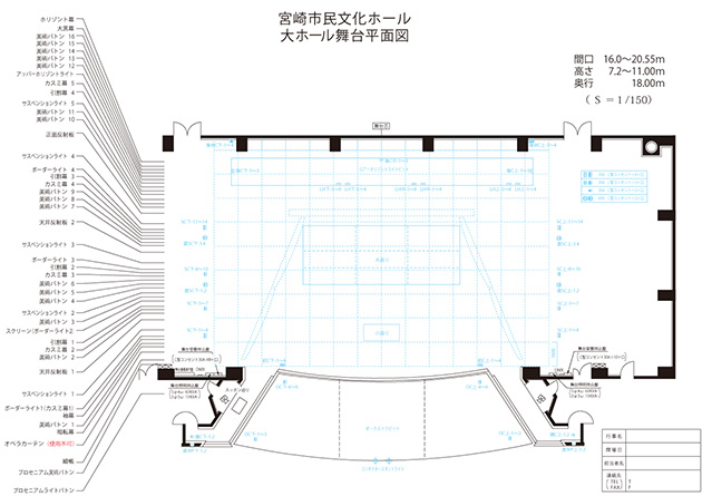 舞台平面図