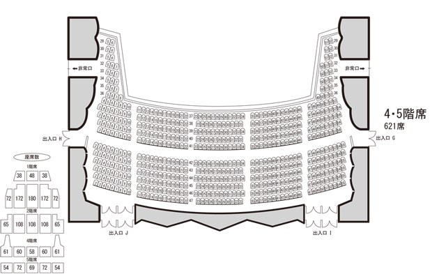 客席図